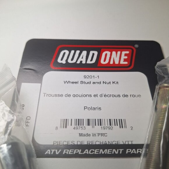 Quad One 9201-1 Wheel Stud Nut Kit Polaris Ranger RZR 800 ATV Replacement Parts - Picture 3 of 5